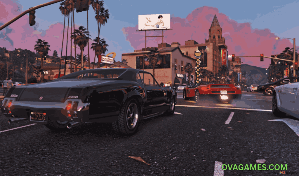 GTA 4 car race