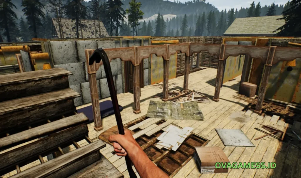 Ranch Simulator gameplay ranch building