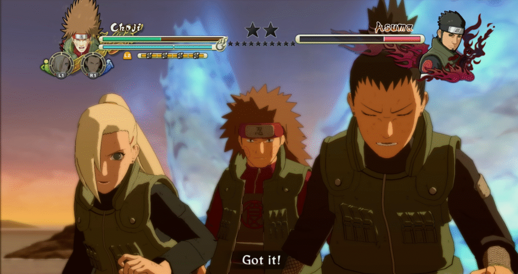 Naruto Storm 3 story mode cinematic scene