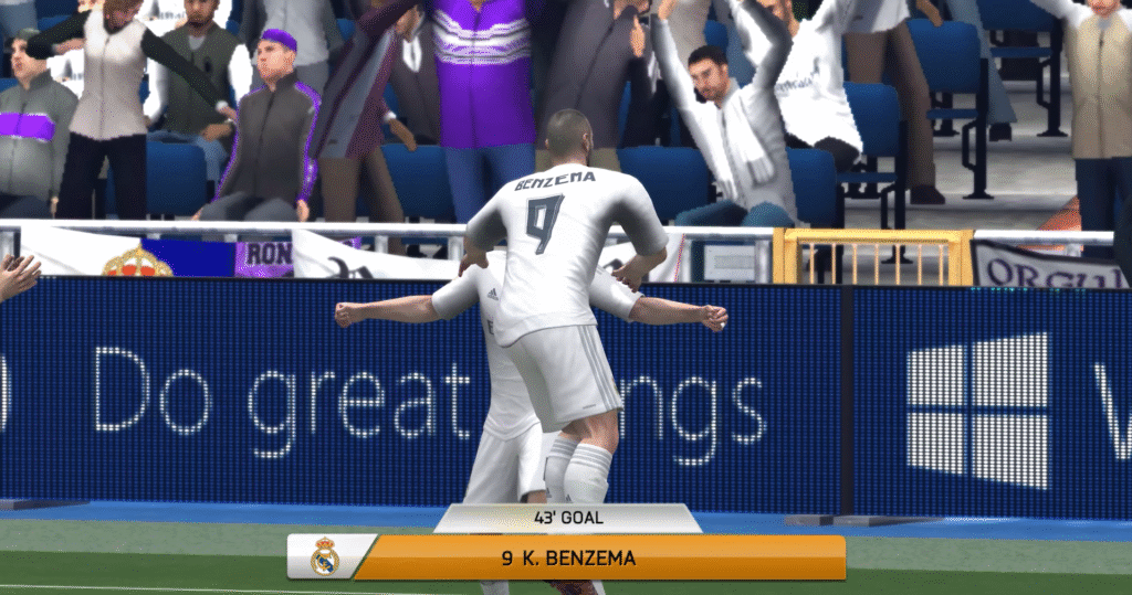 FIFA 14 main menu interface with game mode selections