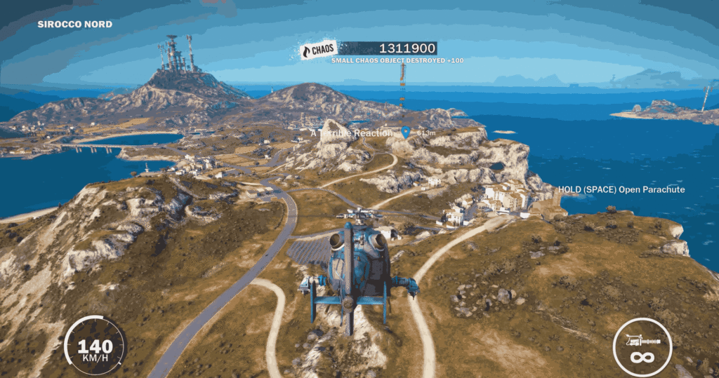 Gameplay screenshot from Just Cause 3 download version