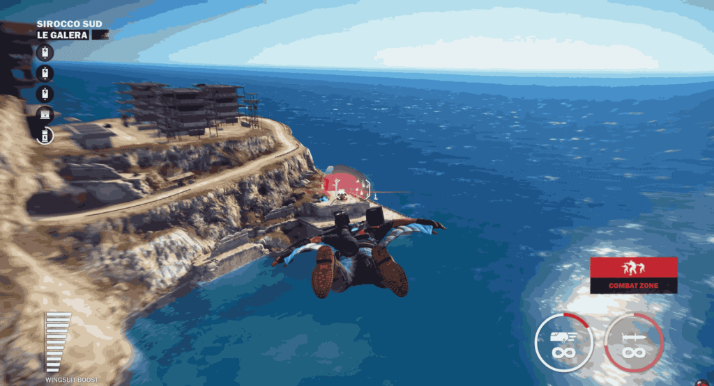 Explosive action scene from Just Cause 3 download gameplay