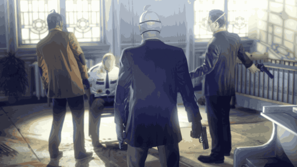 Hitman Absolution Agent 47 wearing a disguise