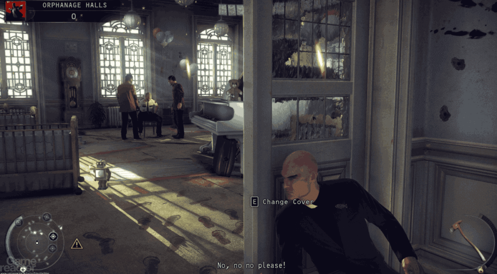 Hitman Absolution close combat takedown scene