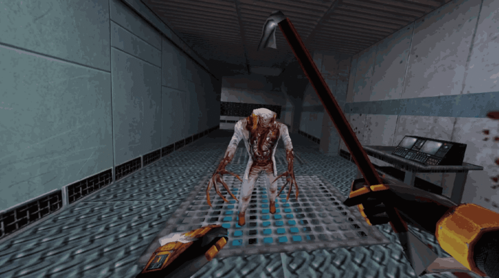 Half Life 1 gameplay on Windows 10 PC
