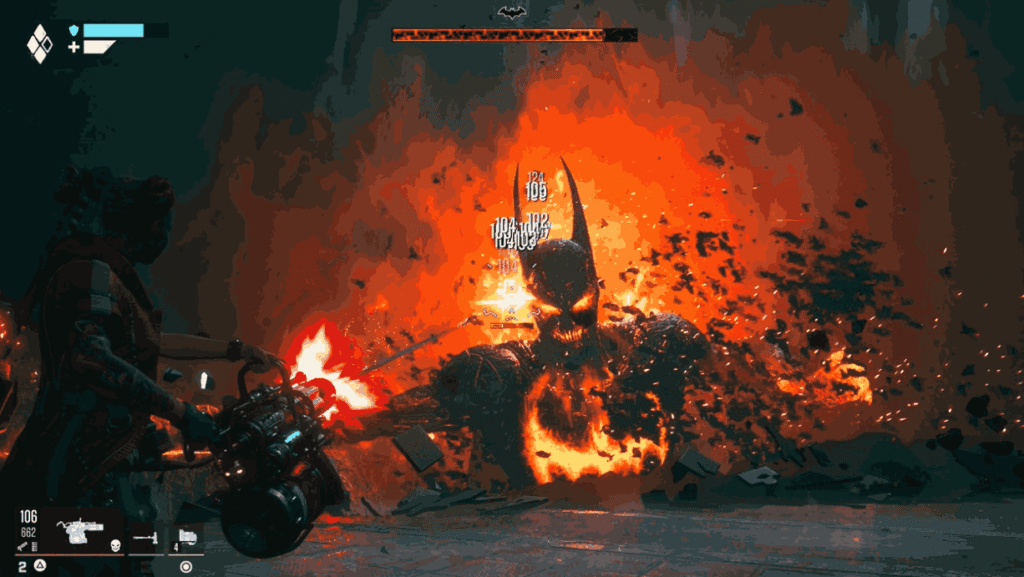 Captain Boomerang throwing boomerangs in combat