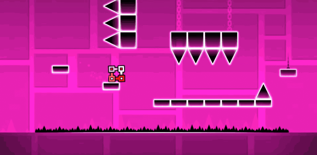 Geometry Dash PC version interface