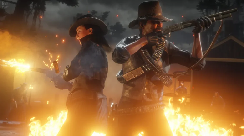 Arthur Morgan in Red Dead Redemption 2 gameplay