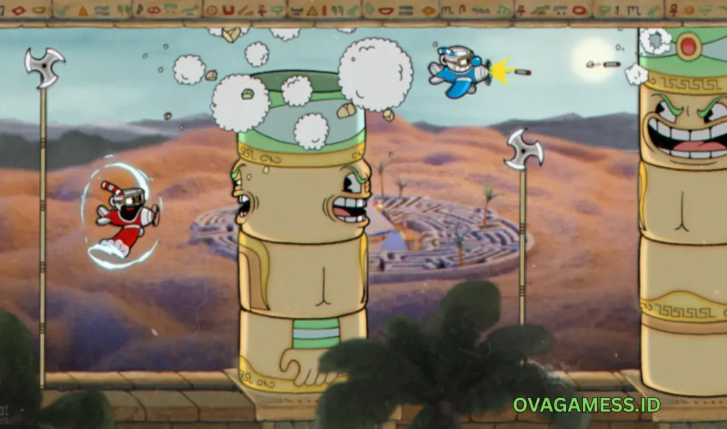 Cuphead 1930s cartoon style animation
