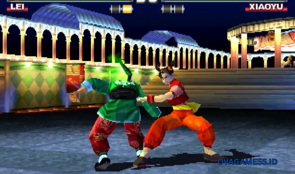 Tekken 3 character select screen on PC