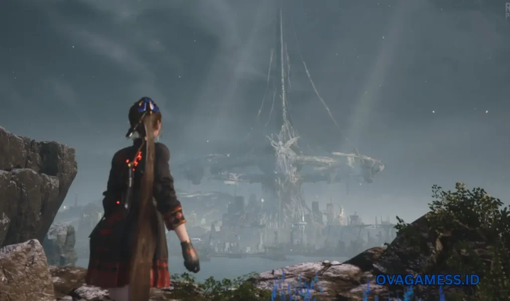 Stellar Blade main character in action