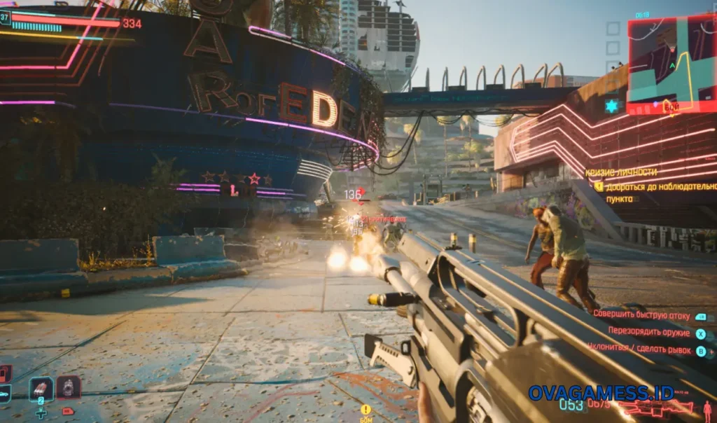 Cyberpunk 2077 futuristic city streets