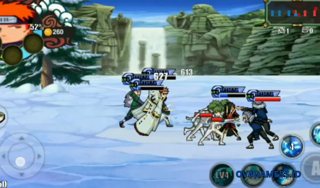 Naruto Senki Android version gameplay screenshot